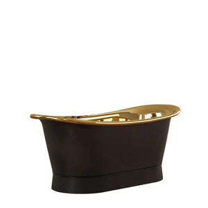 High Quality Copper Metal Handmade Oval Shaped Modern Freestanding <b>Portable</b> Bathroom Bathtub Eco-friendly Material Whirlpool - Product Image 1
