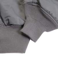 Blouson Bomber Homme Personnalisé OEM en Toile Coupe-Vent à Col Montant, Léger et Zippé, Style Décontracté Urbain pour l'Automne 2026