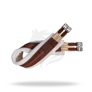 สายรัดอานม้าแบบมีซับในขนแกะ พร้อมแผ่นรองนุ่มและหัวเข็มขัด - Product Image 1