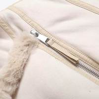 Vestes chaudes épaisses pour femmes, mode automne-hiver 2022, manteau vintage à manches longues avec poche latérale, vêtements d'extérieur féminins, hauts chics