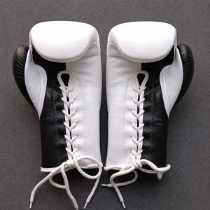 Gants de boxe MMA professionnels récents, à lacets, respirants, séchage rapide, en cuir véritable, rembourrage en crin de cheval, entièrement personnalisables, pour adultes - Product Image 3