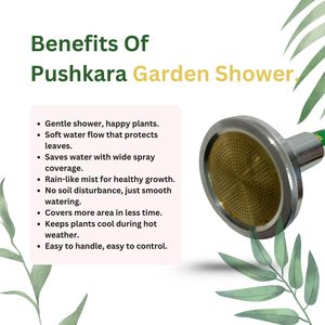 Ducha de Jardín para Plantas de Acero, Compatible con Tuberías de 1/2 y 3/4 Pulgadas, Rociador de Agua Resistente para Jardinería, Agricultura y Cuidado de Ganado - Product Image 2