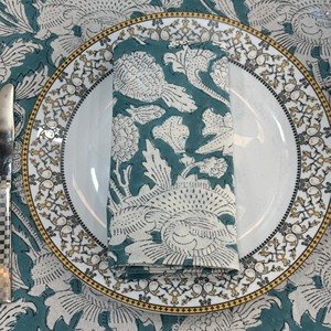 Floral Printed Linen Cotton <b>Tablecloth</b> Classic Woven Washable Home Durable Washable Customizable <b>Square</b> <b>Tablecloth</b> Weddings - Product Image 3