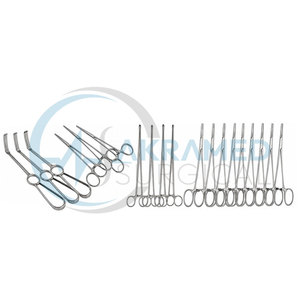 Ensemble d'instruments pour thyroïdectomie de 73 pièces, en acier inoxydable, kit de chirurgie générale ORL, certifié CE, outils chirurgicaux réutilisables - Product Image 3