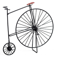 Décoration de table multifonctionnelle en fil métallique pour vélo - Design moderne pour la maison
