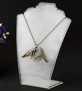 <span class=keywords><strong>2025</strong></span> sang trọng Acrylic Bust trang sức hiển thị đứng cho dây chuyền và bông tai Showcase - Product Image 5