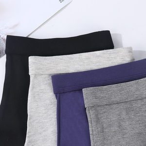 Ropa Interior Masculina Casual de Spandex/Algodón, Tejido Liso Teñido, Ecológica, Personalizable, de Secado Rápido, Cómoda y de Cintura Alta - Product Image 3