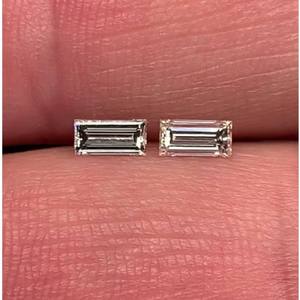 CONCEPTION Diamante Sintético de Laboratorio en Forma de Baguette de 1 a 10 Quilates, IGI 0.3 Quilates, Corte Baguette Elegante, Color D Blanco, VS - Product Image 3