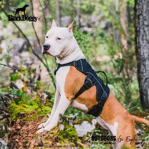 Imbracatura Multiuso Nera XH per Cani, per Escursionismo, Trail Running, Servizio e Uso Quotidiano, Borsa Sportiva - Product Image 3