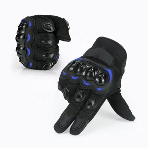 Guantes de moto de carreras de alta calidad personalizados OEM mejor cuero hecho para la máxima protección contra impactos en deportes de estilo motorista aplicable - Product Image 2