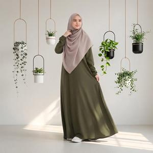 2026 New Arrival Modest Muslim Women Overhead <b>Tie</b> <b>Back</b> Hijab Prayer Scarf Women Khimar wholesale price - Product Image 5