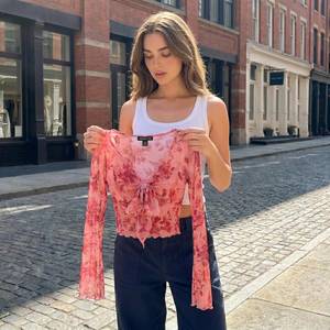 Pull court en molleton bleu clair à col rond pour femme, coupe ample, décontracté, toutes saisons, séchage rapide, 220g Polyester/Coton GRACE - Product Image 2