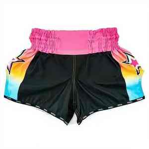 กางเกงคิกบ็อกซิ่งโพลีเอสเตอร์พิมพ์ลายแบบซับลิเมชั่นขายส่งปี 2026 กางเกงมวยไทยผู้ชาย กางเกงชกมวยแบบสั่งทำ - Product Image 1