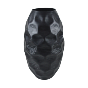 Vase à fleurs en métal élégant, fait main, martelé, couleur or et noir, pour une utilisation polyvalente, décoration de table à bas prix - Product Image 5