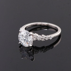 Bague de fiançailles en diamant de qualité supérieure pour femme, bijoux de mariée de luxe, bague de mariage élégante avec pierre étincelante pour demande en mariage - Product Image 4