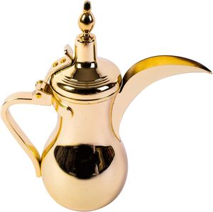 Widely Selling Top Notch Quality Drinkware Stainless Steel Arabic Coffee Pot <b>Kettle</b> Dallah for Serving <b>Tea</b> Coffee from India - Product Image 1