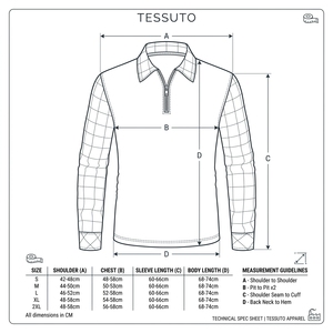 Camisa Polo a Cuadros de Manga Larga Personalizada para Hombre, Venta al por Mayor, con Cierre de Cremallera, Diseño de Parches, Casual, OEM, con Cuello y Mangas a Cuadros - Product Image 5