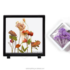 Logo personnalisé PE Film Transparent Décoration Boîte Cadeau Fleurs Séchées Vitrine Cas - Product Image 1