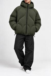 Veste d'hiver streetwear personnalisée, imperméable, respirante et légère, fabrication professionnelle OEM, prix raisonnable, pour hommes, 100% coton - Product Image 4