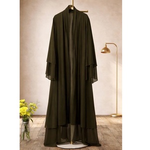 Direct factory <b>Modest</b> Eid Ramadan Prayer <b>Set</b> Hijab Handmade 2Piece Niqab String Skirt Pockets Wholesale Muslim Polyester - Product Image 4