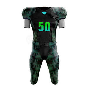 Uniforme de football américain professionnel personnalisé respirant grande taille pour hommes été - Product Image 1