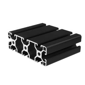 Profilés en aluminium anodisé noir personnalisés de la série 6000, profilés en aluminium 6063 pour applications industrielles, profilés en T, profilés carrés 3090, usinage CNC - Product Image 1