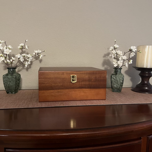 Rustic Natural Wooden Storage <b>Box</b> Organizer Large Wooden <b>Keepsake</b> <b>Box</b> Wholesale Price from Vietnam Factory - Product Image 4