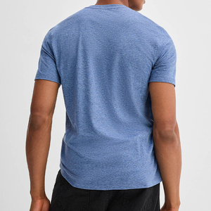 Fashion Men Button Neck <b>T</b>-<b>shirt</b> Summer Clothes <b>Ringer</b> Breathable Solid New Design Casual Wear Style Button Neck <b>T</b> <b>Shirts</b> - Product Image 4
