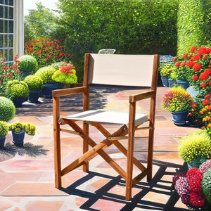 Fauteuil pliant en bois écologique Love Contemporary pour l'extérieur, le salon, les pique-niques et la pêche - Product Image 1