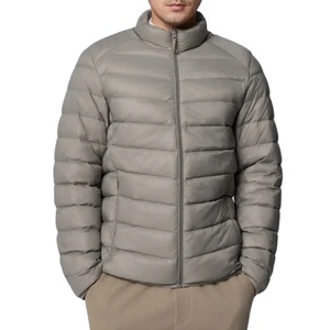 Chaqueta acolchada de lona ligera para hombre, Abrigo acolchado cálido térmico de invierno, impermeable y a prueba de viento, chaqueta hinchada - Product Image 1