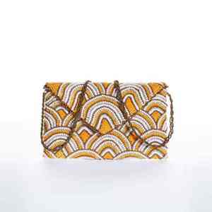 Bolso Casual de Lujo Hecho a Mano en India, Surtido de Cuentas de Vidrio Multicolor, Bolso Artesanal Local Duradero, Bolsos Promocionales - Product Image 4