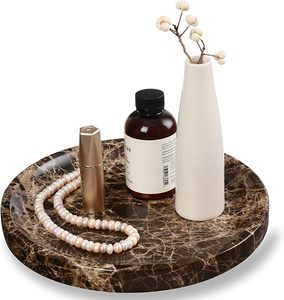 Plateau de table basse en marbre OEM de fabricant fiable pour bougies décoratives, livres, vases et aménagement intérieur contemporain - Product Image 5