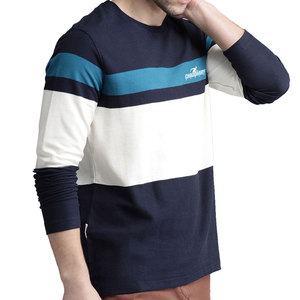 เสื้อยืดแขนยาวสีพื้นคุณภาพสูง วิธีการพิมพ์แบบใหม่ ทรงเข้ารูป เสื้อยืดแขนยาวผู้ชาย - Product Image 4