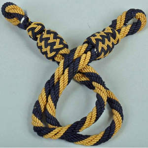 Cordon de casquette allemande de cérémonie en fil de broderie de haute qualité, accessoires pour uniforme de cérémonie, cordon de casquette en Mylar - Product Image 3