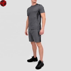 Men's Summer Two Piece <b>Sets</b> Quick Drying Sportswear Men's <b>Set</b> Short-Sleeved T-shirt <b>Set</b> and Sport Shorts <b>Set</b> - Product Image 1
