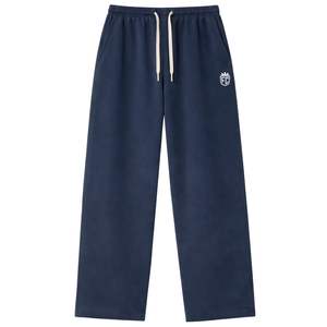 Conjunto de Sudadera con Capucha y Cuello Alto con Cremallera y Pantalones Jogger de Algodón Negro Lavado de Peso Pesado para Hombre, Estilo Urbano - Product Image 3