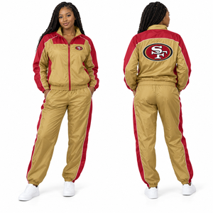 Conjuntos de Chaquetas Cortavientos Personalizadas para Mujer, Ropa Deportiva, Suministro al por Mayor OEM, Ropa de Equipo, Ropa Universitaria, Uniforme de Club, Ropa Urbana de Moda - Product Image 5