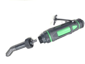 APLUS GLD-H35010 Air angle drill 0.3HP 3500 rpm length 237.5mm 0.62kg spindle <b>thread</b> 1/4"-28 or 9/32 x 40 <b>thread</b> AIRCRAFT <b>TOOL</b> - Product Image 4