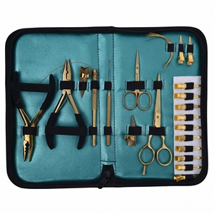 Kit d'outils professionnels avancés pour extensions capillaires en acier inoxydable – Pince à sertir les perles à 3 trous, outil de retrait de micro-liens, crochet à boucle - Product Image 1