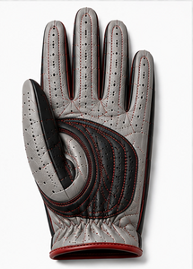 Guantes de Conducción de Cuero Marrón Tostado Hechos a Mano, Perforados, con Cierre Cobrax, Pantalla Táctil, Transpirables, Antideslizantes, Unisex, Clásicos para Automóvil - Product Image 2