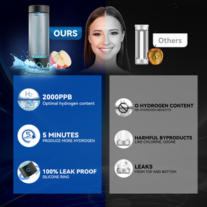 <span class=keywords><strong>เครื่อง</strong></span>ผลิตขวดน้ำไฮโดรเจน400มล. แบบพกพาขวดน้ำอุดมไปด้วย H2<span class=keywords><strong>เครื่อง</strong></span>ผลิตน้ำไฮโดรเจน - Product Image 5