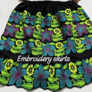Faldas Bordadas de Moda para Mujer, Ropa de Fiesta, Servicio OEM, Falda Bordada Transpirable para Mujer - Product Image 1