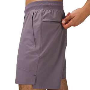 กางเกงขาสั้นผ้าฟลีซสำหรับผู้ชาย ผ้าฝ้ายอุ่นสบาย สไตล์ลำลอง เหมาะสำหรับออกกำลังกายที่ยิมและใส่ในบ้าน - Product Image 4