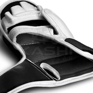 Guantes de Piel Transpirables para MMA y Kick Boxing con Absorción de Humedad y Correa de Muñeca Ajustable para Entrenamiento de Artes Marciales - Product Image 6