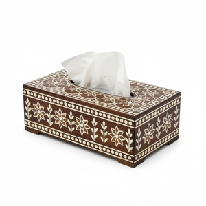 AZ ENTERPRISES Meena – Boîte à mouchoirs et support en MDF imprimé, design classique, fait main, durable, écologique, pour la décoration intérieure - Product Image 5