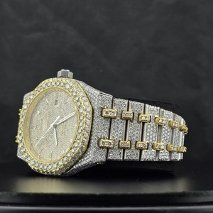 Reloj Mecánico de Lujo de Dos Tonos con Cristal de Zafiro, Correa de Acero Inoxidable, Caja de 10 mm de Grosor, Visualización de Fecha para Hombre - Product Image 2