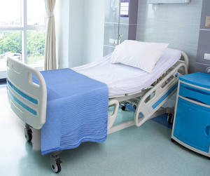 100 Percent Cotton Hospital Blanket Breathable Soft <b>Knitted</b> <b>Throw</b> For Patient Care Machine Washable Medical Bedding - Product Image 2