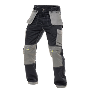 Customized logo Polyester Cargo Pants Breathable CE Certified Needle Detection Wear-resistant <b>Waterproof</b> Trousers Workwear - Product Image 6
