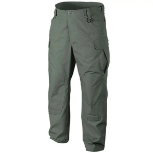 Men 6 Pocket Canvas Cargo Pants Elastic Waist Relaxed Fit Casual Trendy Streetwear Joggers Wholesale - Product Image 6