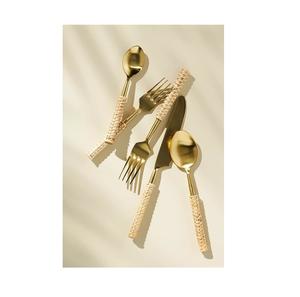 Service de couverts luxueux et modernes, au design élégant, utilisés pour les mariages et les réceptions, à la maison, au restaurant et à l'hôtel. - Product Image 4